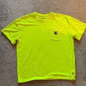 Carhartt Men's Bright Yellow Short Sleeve Tee
